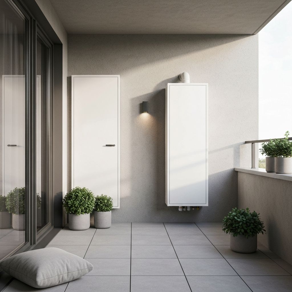 ONOGI თერმომდგრადი კარადა თანამედროვე აივანზე